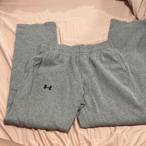 Wide leg under armor sweat pants